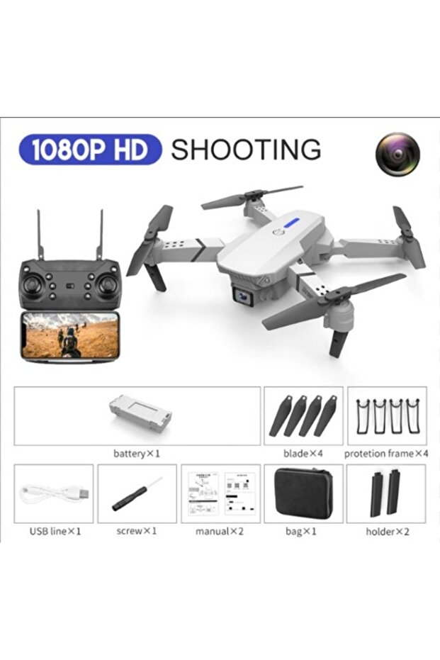 E88 Pro Foldable Camera Drone - 3