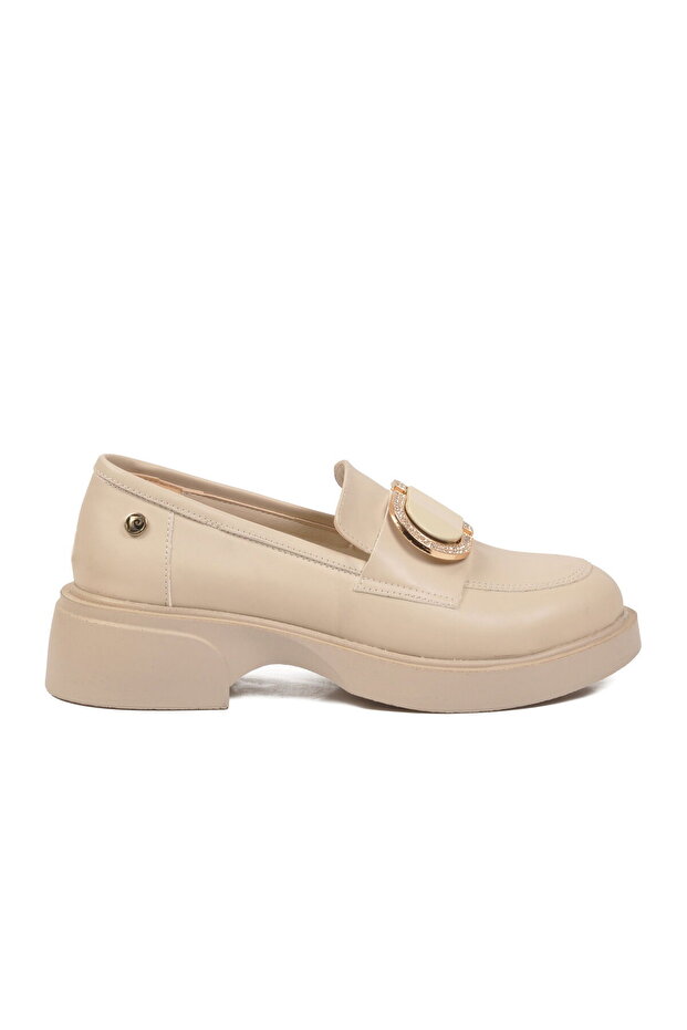 Beige Women's Classic Shoes Pc-55212 Z