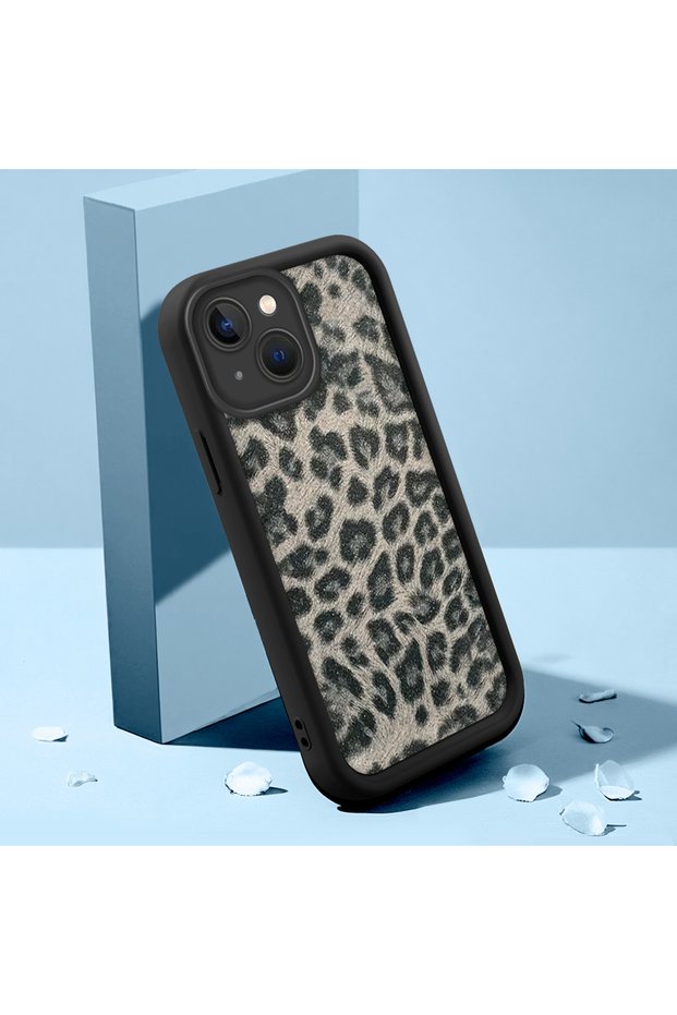 iPhone 13 Compatible, Stylish Tiger Patterned Silicone Phone Case