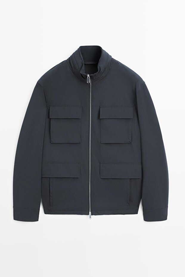 Esnek kumaş ceket - 5