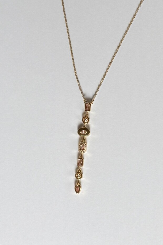 Pink Harmony Çelik Kolye - 2