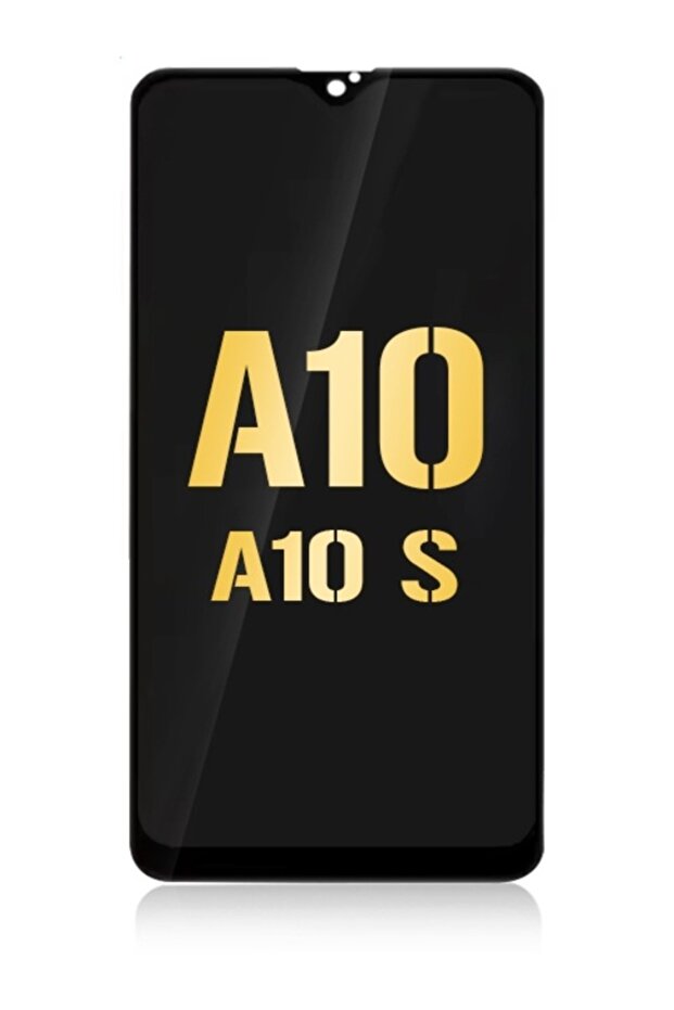 شاشة LCD تعمل باللمس لهاتف سامسونج جالاكسي A10 مع غطاء خلفي (حافظة)