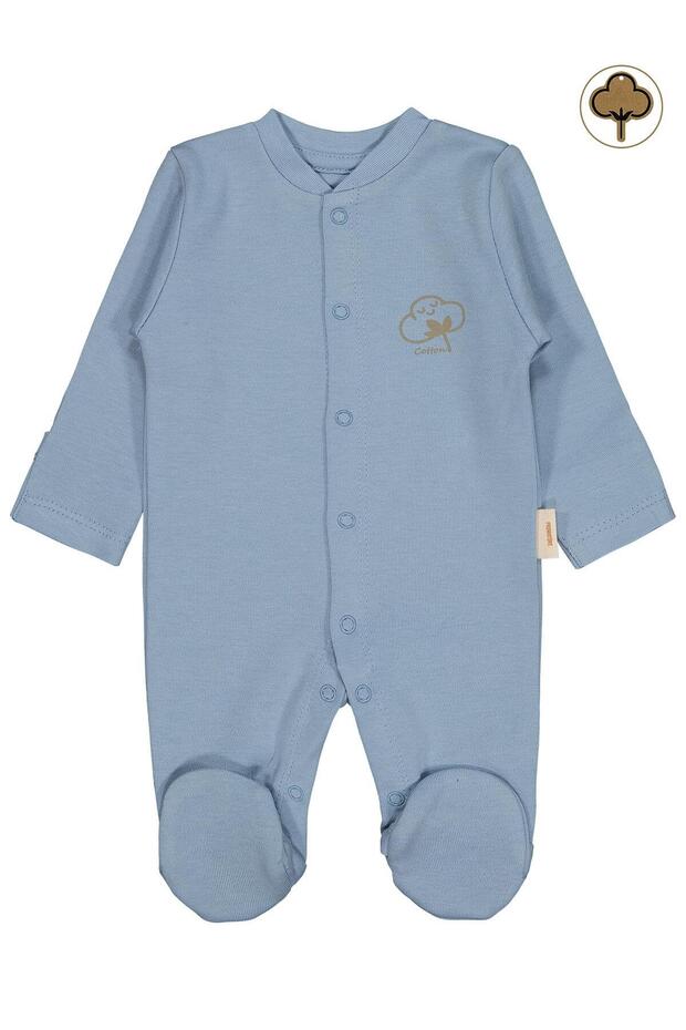 Organic Cotton Jumpsuit - Blue