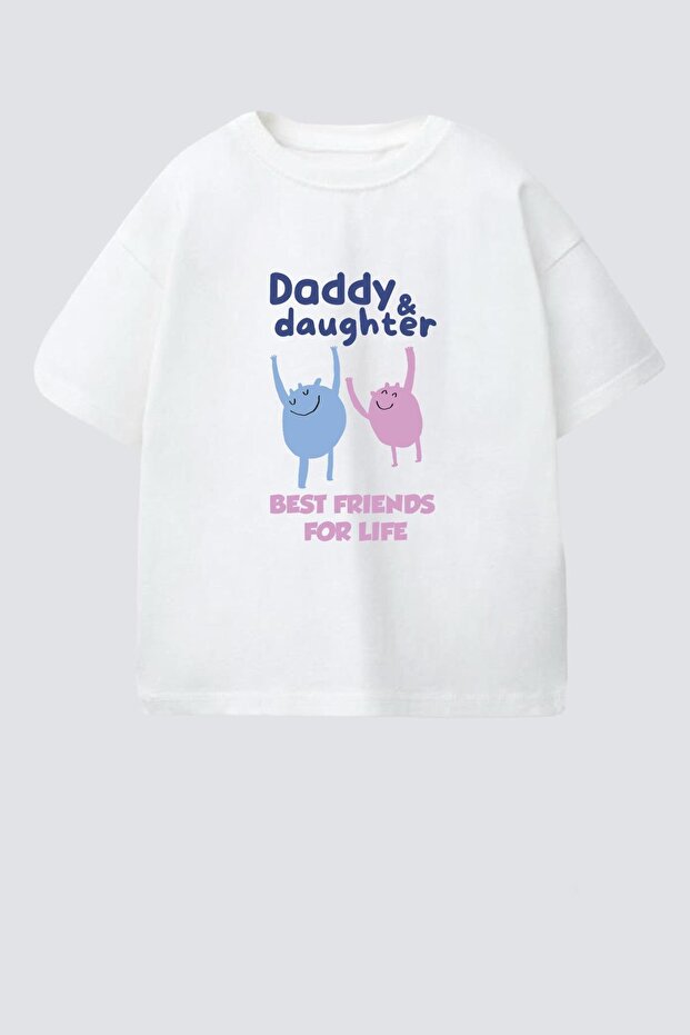 Girls' Cotton Crew Neck Printed T-Shirt