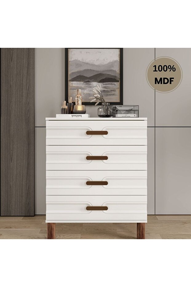 Zen 4 Çekmeceli Mdf Şifonyer - 1