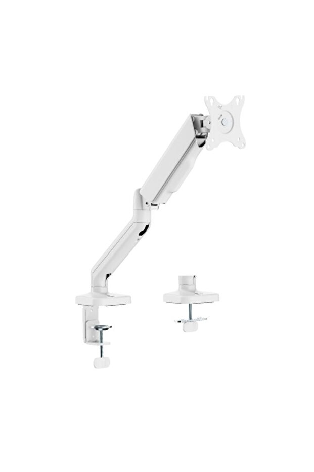 Pivot Core Single Monitor Arm White