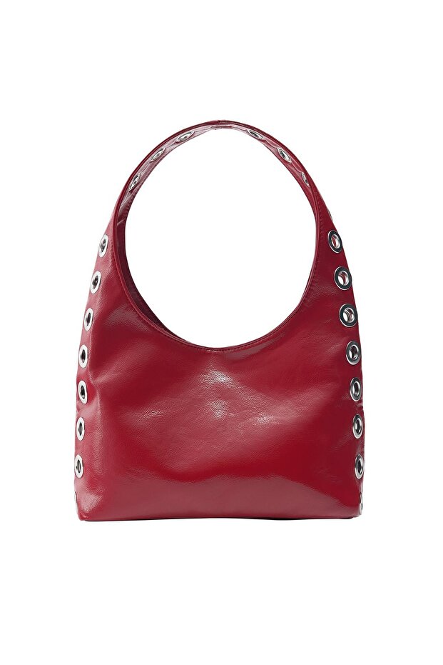 Zımba detaylı omuz çantası - 2