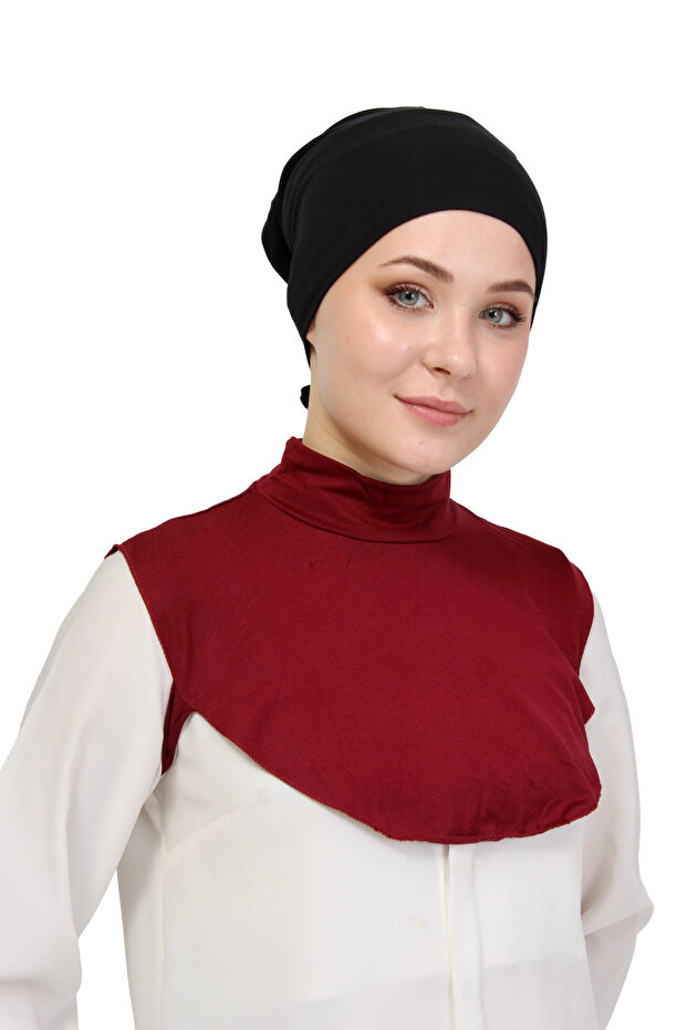 طوق الرقبة ذو الياقة المدورة المستقيمة - 3