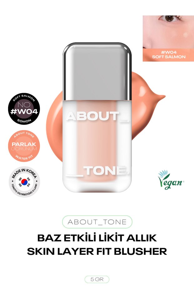 Permanent and Natural Liquid Blush Skın Layer Fit Blusher