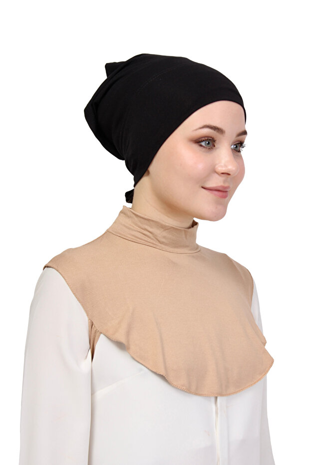 طوق الرقبة ذو الياقة المدورة المستقيمة - 3