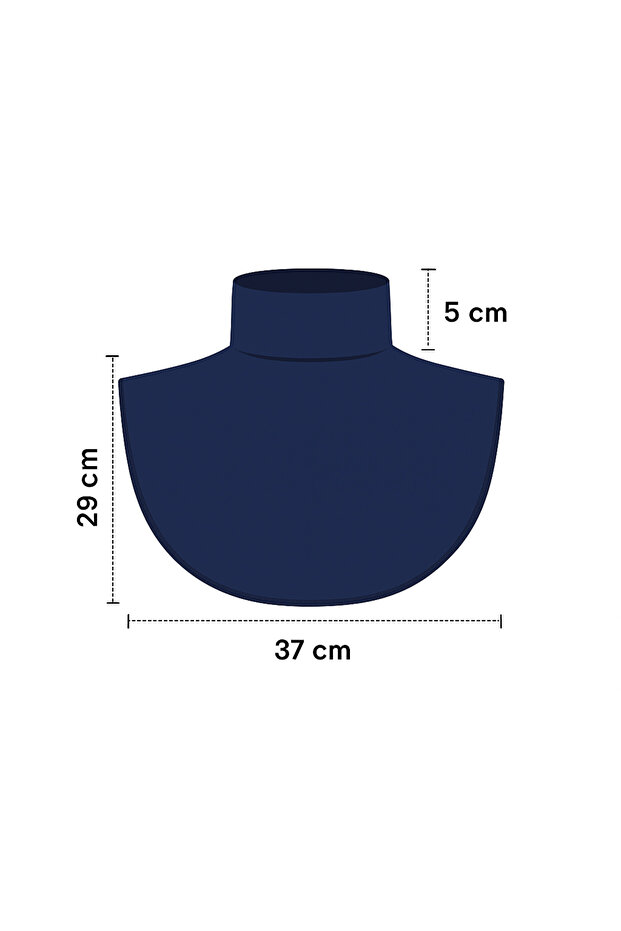 طوق الرقبة ذو الياقة المدورة المستقيمة - 6