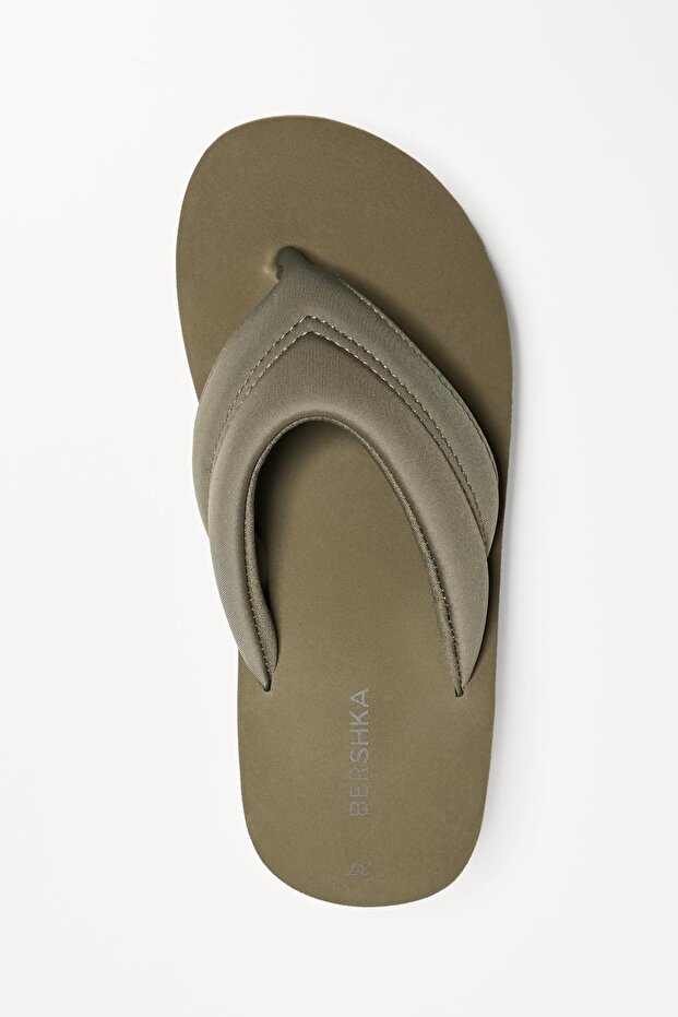 Kapitone platform sandalet - 3