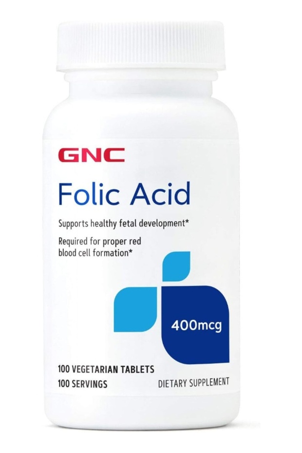 Folic Acid 400Mcg, Supports Healthy Fetal Development