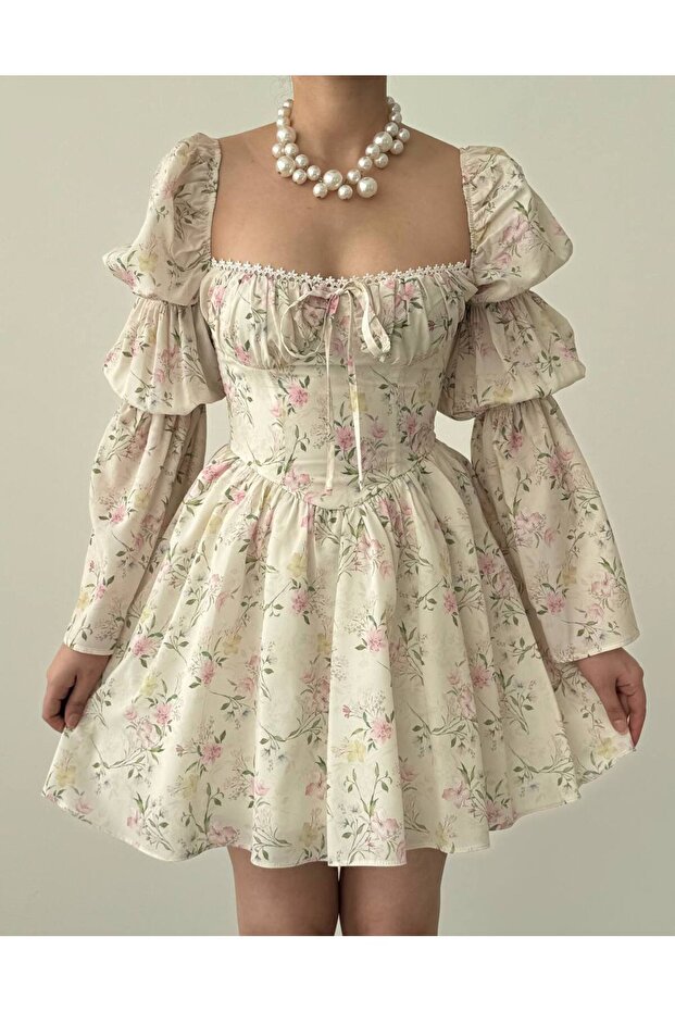 Taren Mini Elbise - 6