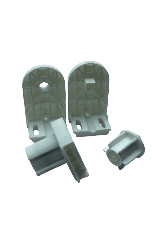 27-Piece White Chain Mechanism and Plastic Female Foot Set