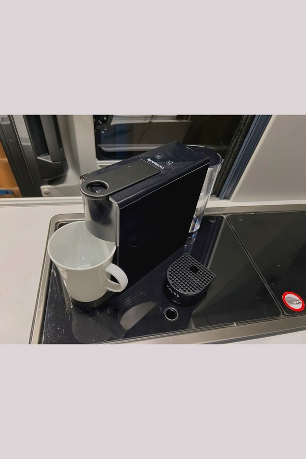 صينية التقطير - صينية سفلية لماكينة القهوة - ملحق متوافق مع الأكواب - 6