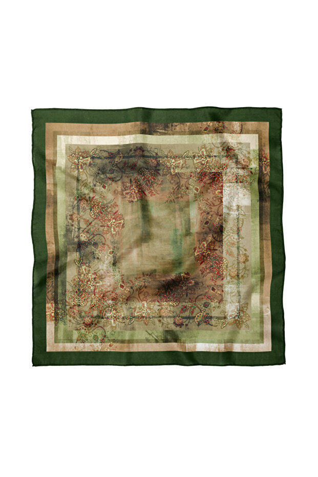 وشاح / باندانا بنمط هندسي 50x50 سم
