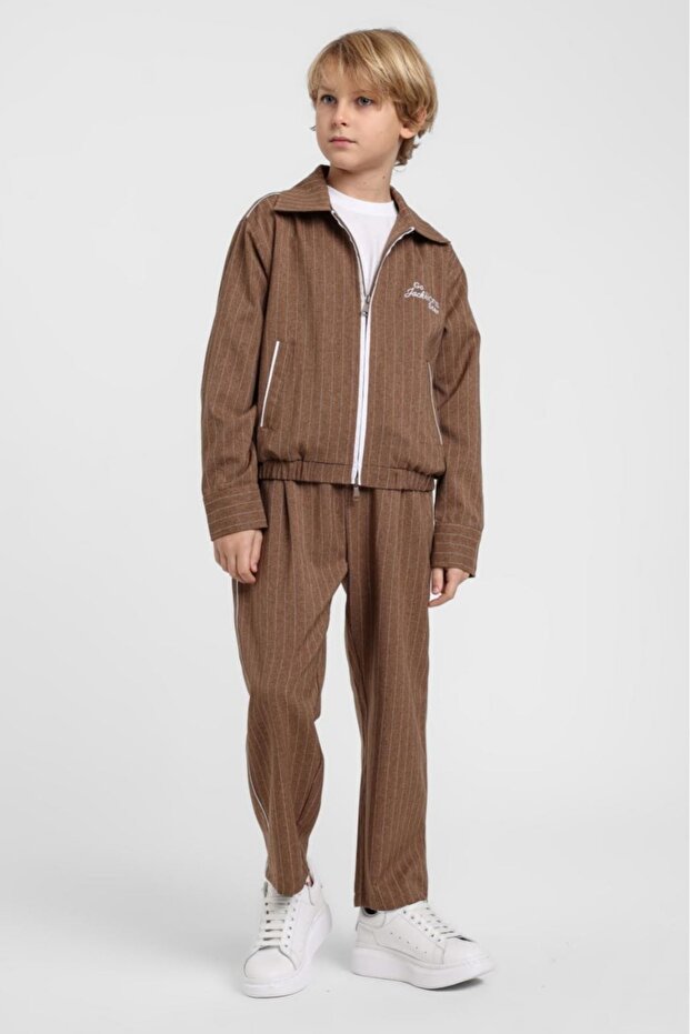 10-14 Years Old Henry Deluxe Boys' 3-Piece Set-Camel