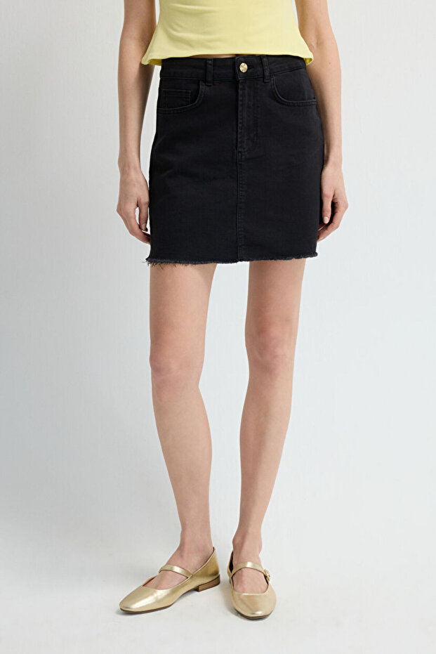 Cepli Denim Etek - 2