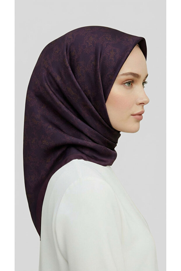 Vine Pattern Rayon Scarf - 3