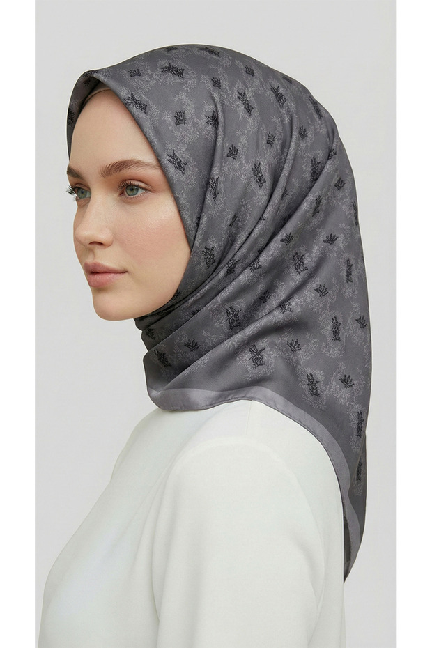 Vine Pattern Rayon Scarf - 8