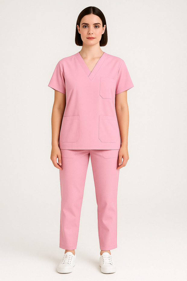 Scrubs Bottom Top Set Health Care Staff Uniform Comfortable and Durable