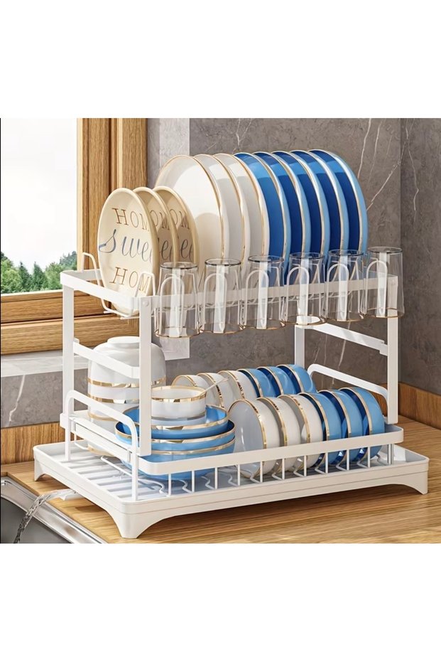 Dish rack, Dish drying rack for the kitchen counter