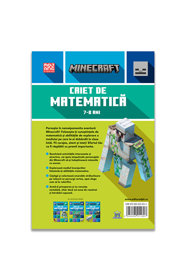Minecraft - Math notebook 7-8 years old - 2