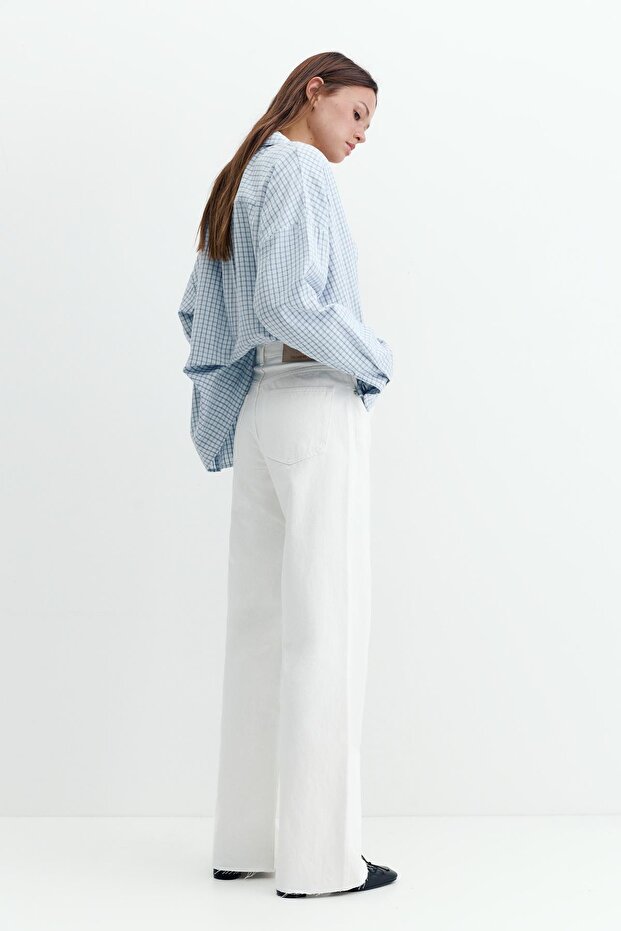 Düz ve geniş jean - 2