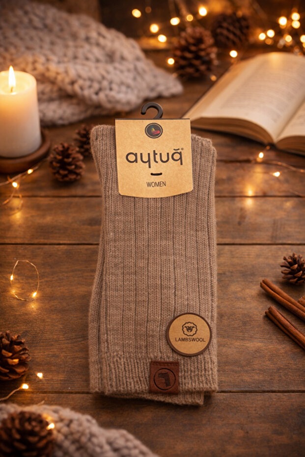 Lambswool Kadın Çorap - 1
