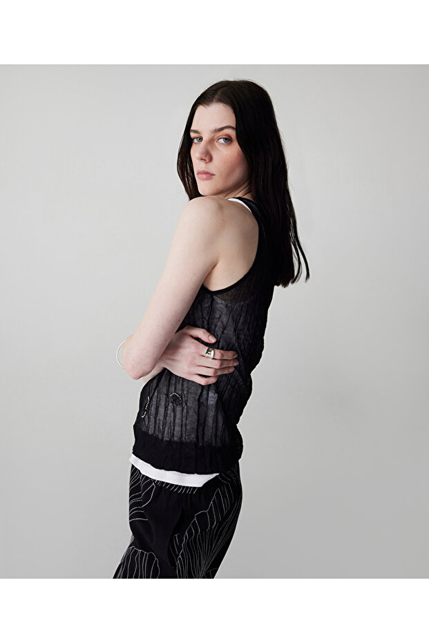 Çiçek aplikeli çift parça triko - 5