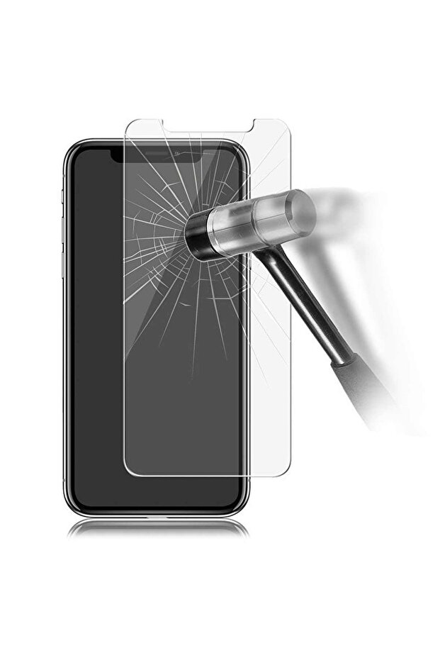 واقي شاشة زجاجي شفاف مقاوم للكسر متوافق مع آيفون 16E، يغطي الشاشة بالكامل - 2