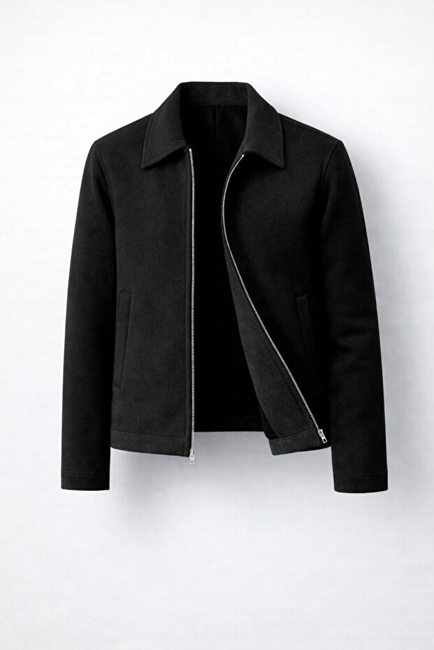 Zamansız Basic Tasarım Kaşe Ceket - 2