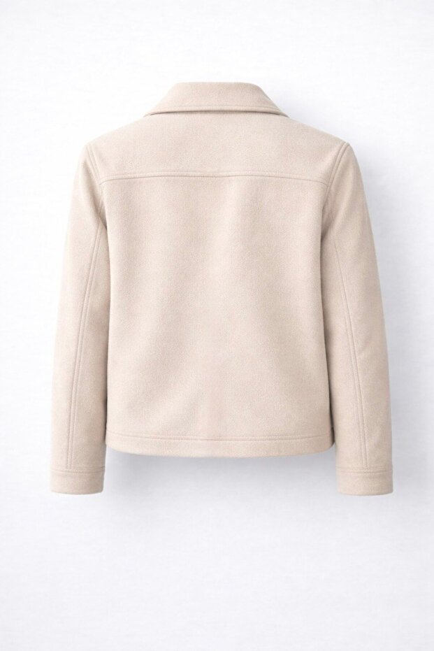 Timeless Basic Design Cashmere Jacket - 4