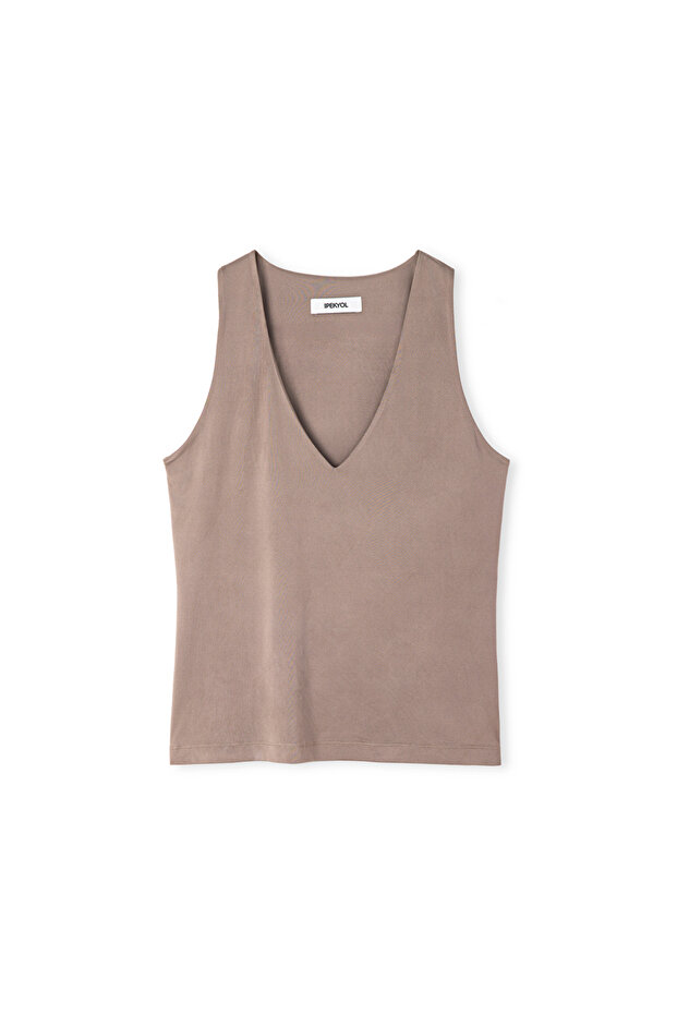 V yaka basic tişört - 3