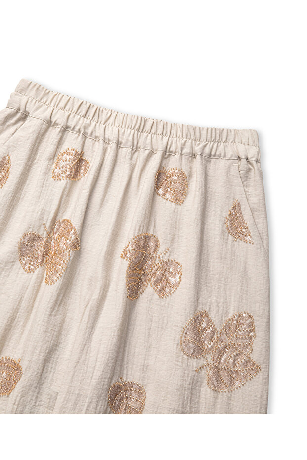 İşlemeli pantolon - 4