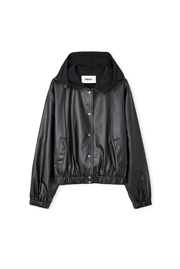 Çift parça görünüm bomber mont - 3