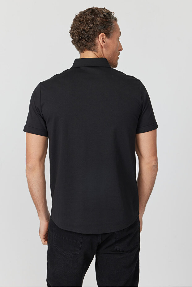 قميص رجالي بياقة بأزرار - 4