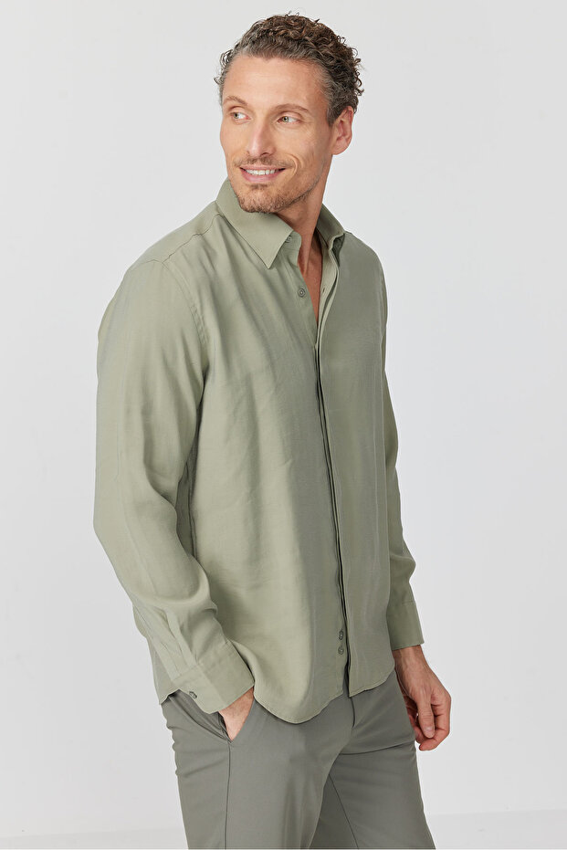 Erkek Minimal Gömlek - 4