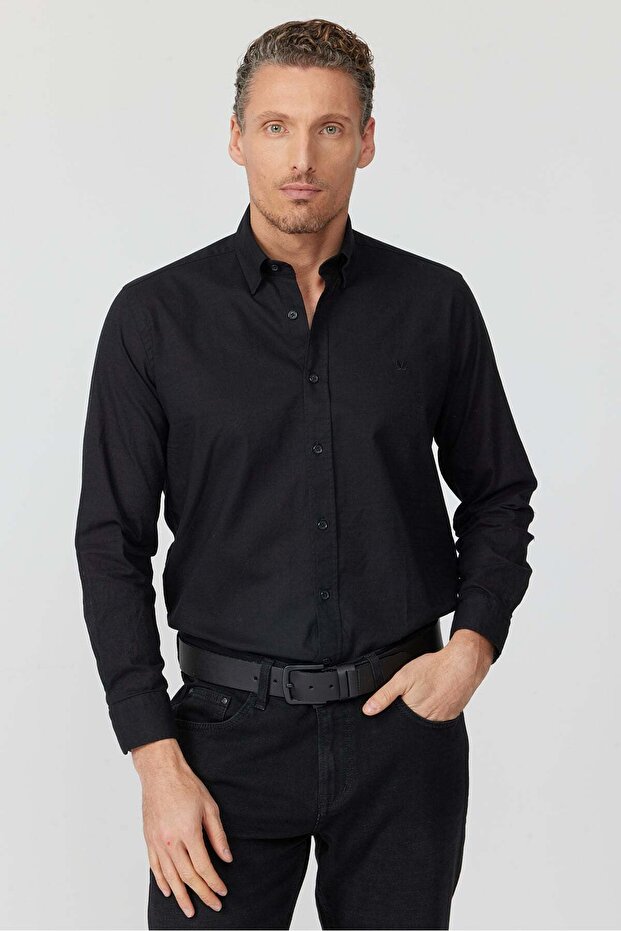 قميص رجالي عادي - 1