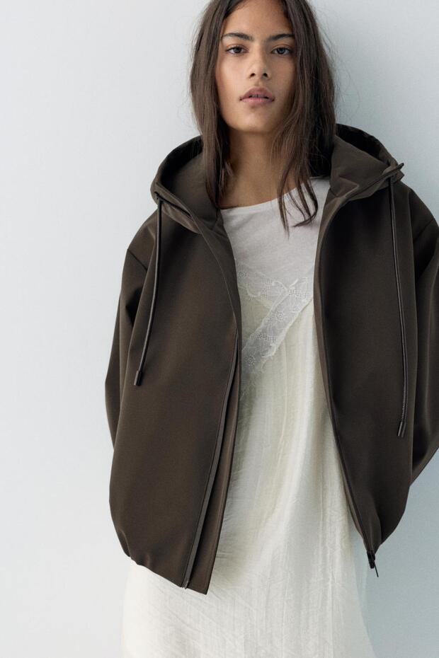 Kısa kapüşonlu yağmurluk - 3