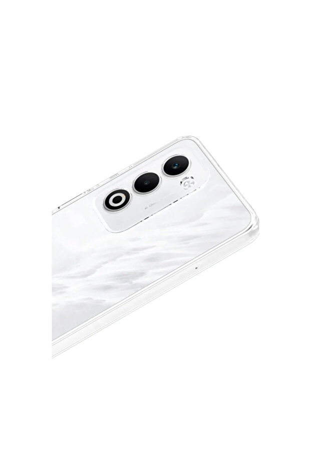 Oppo A5 4g Lüx Şeffaf Silikon - Şeffaf - 4