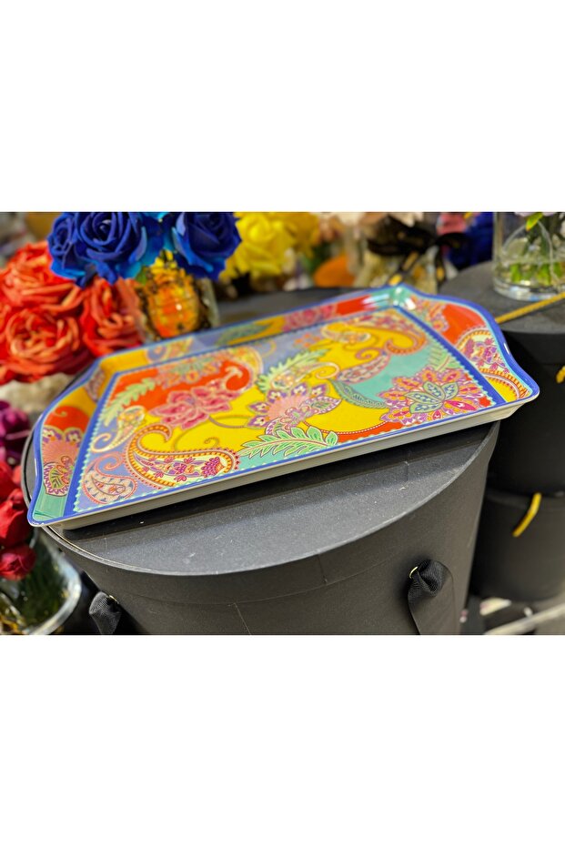 Esterhomedecor Rectangular Melamine Tray - 6