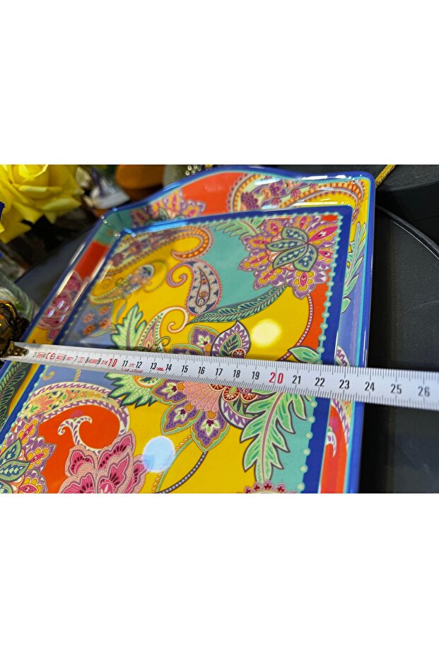 Esterhomedecor Rectangular Melamine Tray - 4