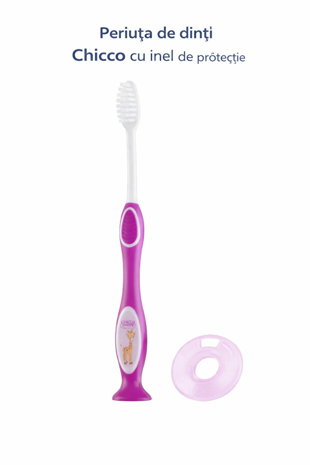 Toothbrush with protective ring - 1