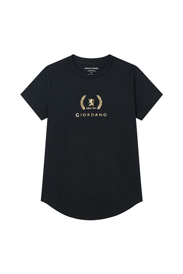 Women’s Regular Fit Cotton Crew Neck Printed Tee