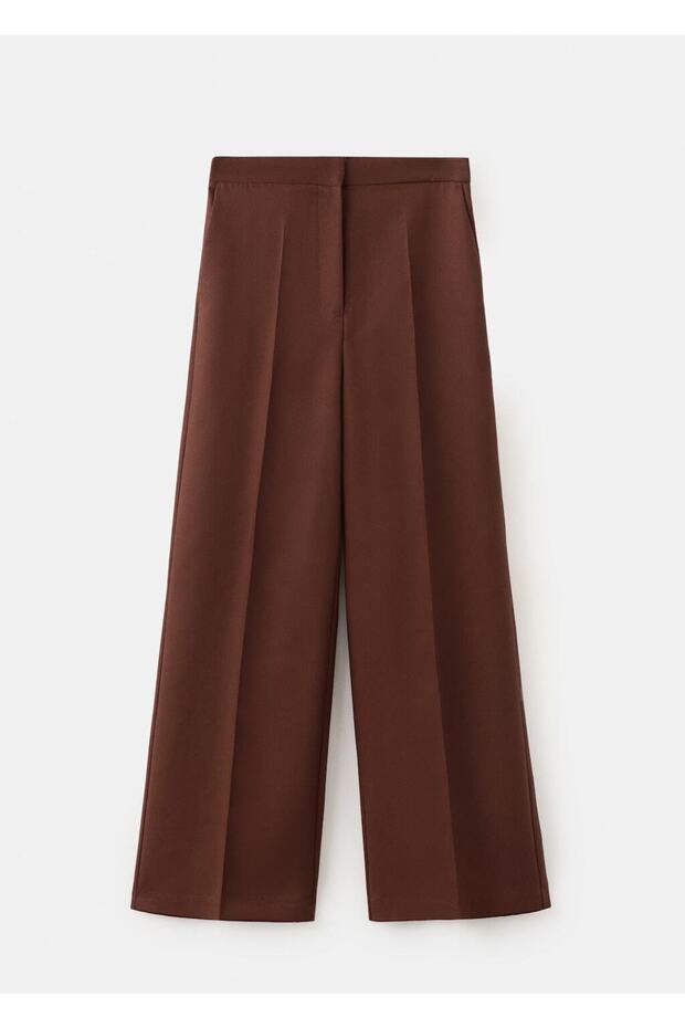 High-waisted lyocell pants - 3