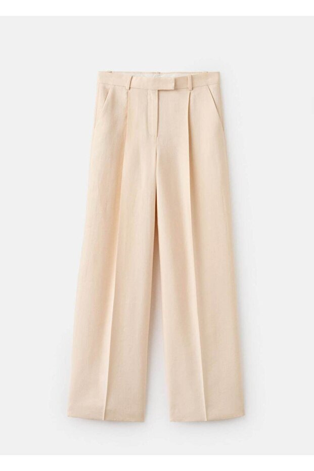 Lyocell düşük bel pantolon - 3