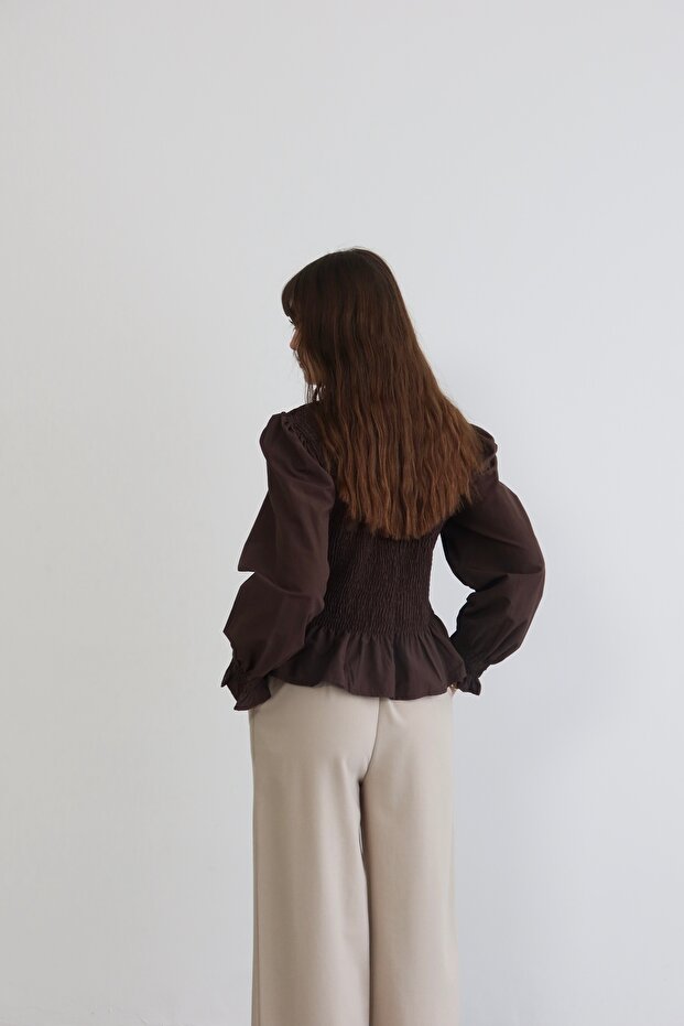 Gipeli poplin bluz - 5