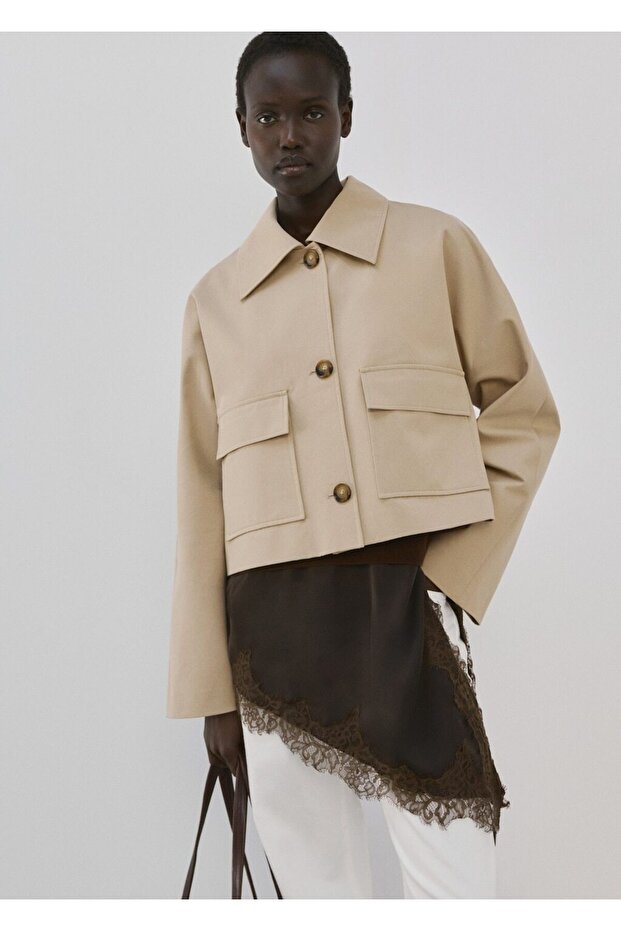 Cepli pamuklu ceket - 7